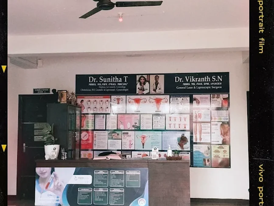 Clinic reception desk